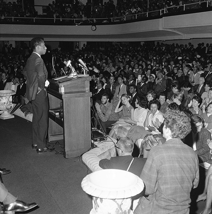 Baldwin speaks to CORE