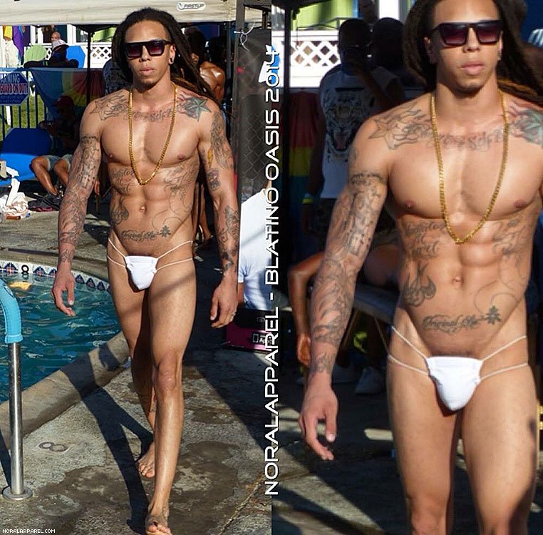 The NoRal Apparel Open Sided Brief. Photography: The Blank Images. Model: Divinoni