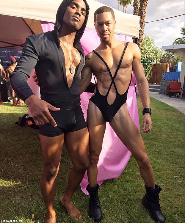 The NoRal Apparel X Marks the Spot Sling & Hooded Jumper. Models: Steven & Kyle