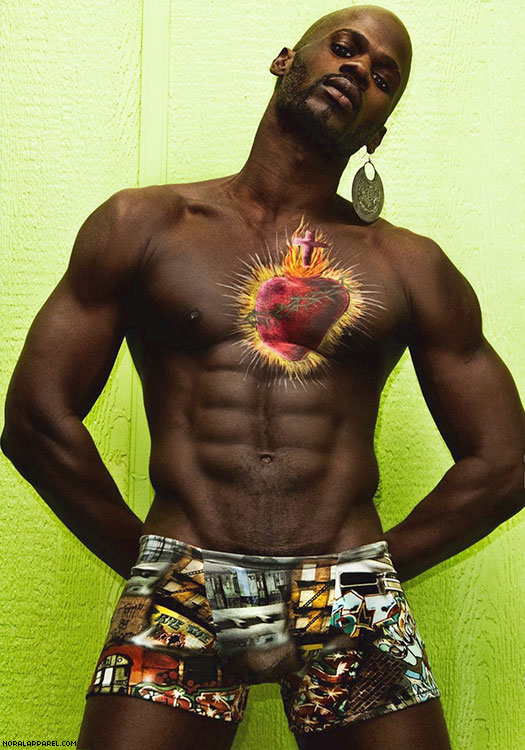 The NoRal Apparel Graffiti Brief. Photography Michael R. Moore. Model: Walter