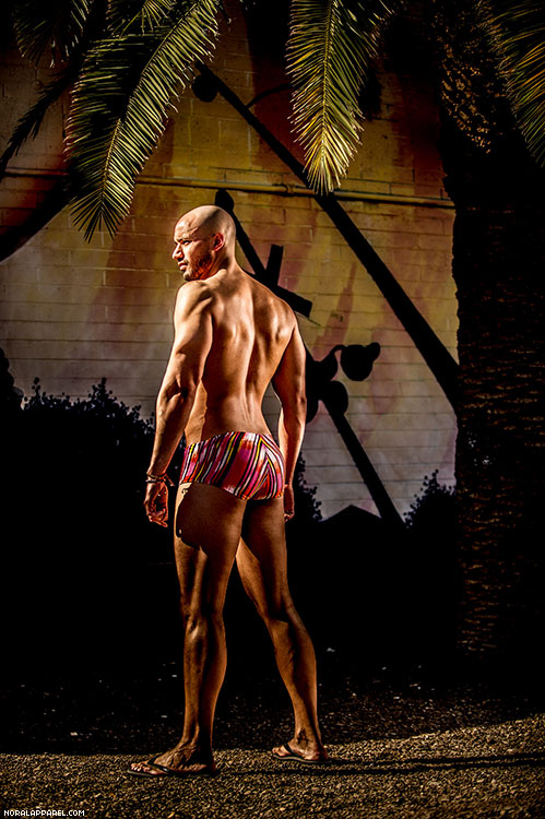 The NoRal Apparel Luxe Mesh Brief. Photography: Digital Obsession. Model: Devon