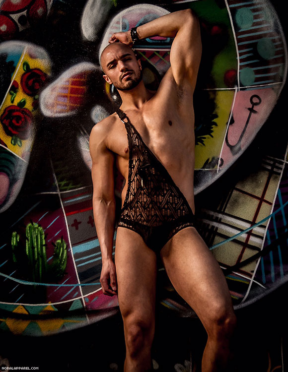 The NoRal Apparel Mesh Sling. Photography: Digital Obsession. Model: Devon