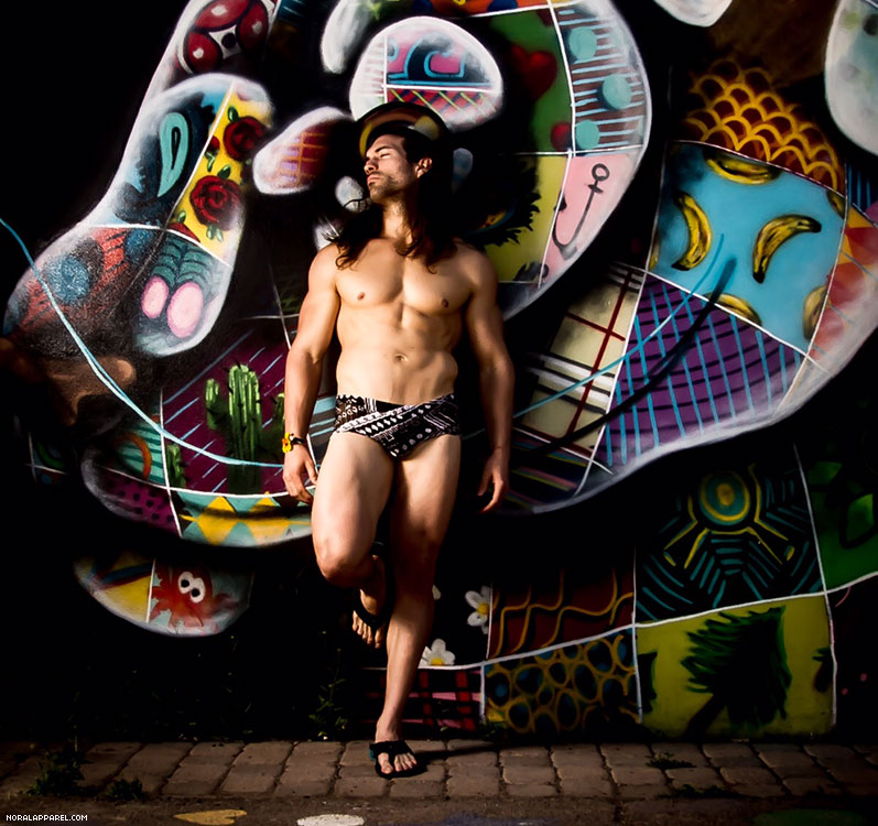 The NoRal Apparel Luxe Mesh Brief. Photography: Digital Obsession. Model: Matt