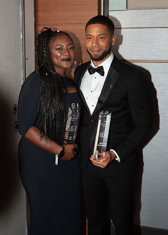Alicia Garza and Jussie Smollett