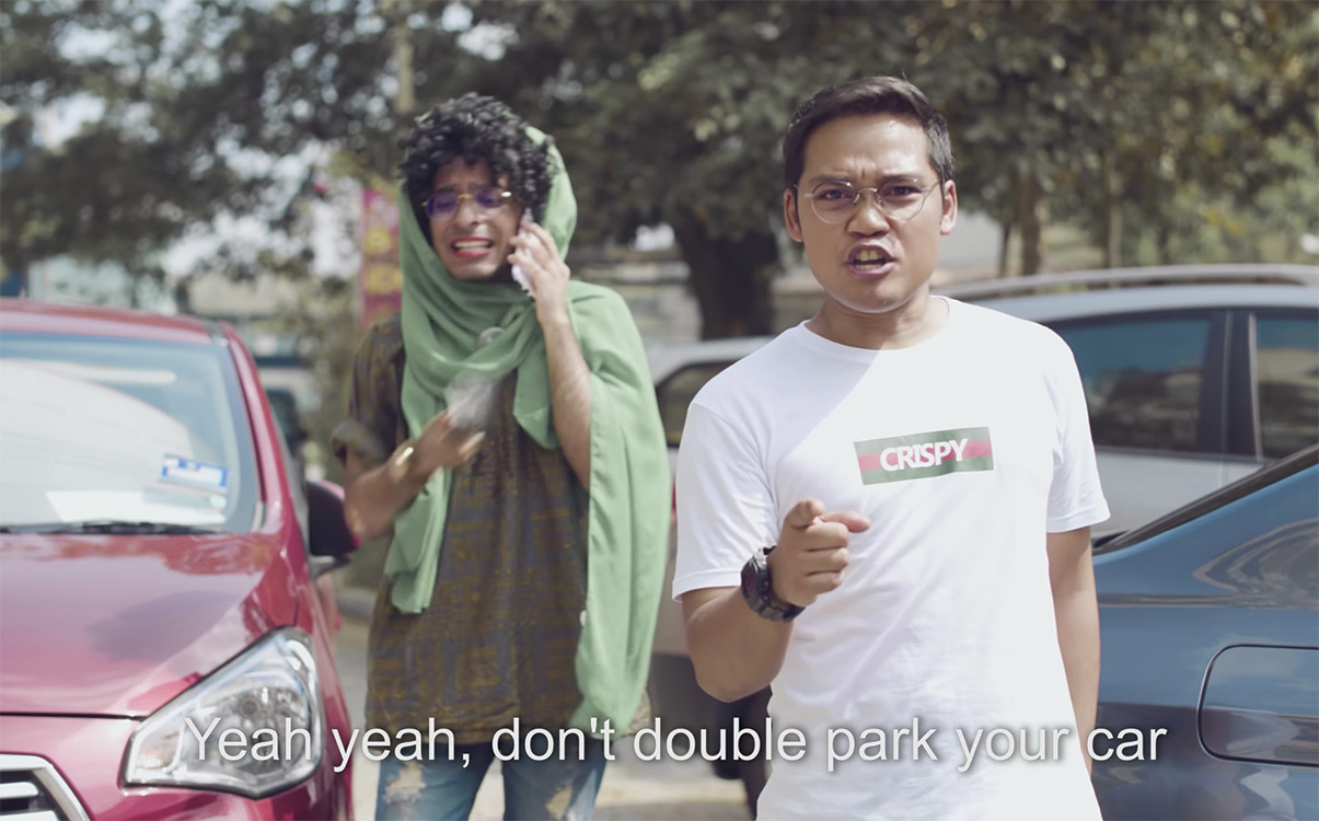 “Chinese Gambino: This is Malaysia” by Jin Lim. A lighter touch, this parody focuses on Malaysian food and cultural diversity.