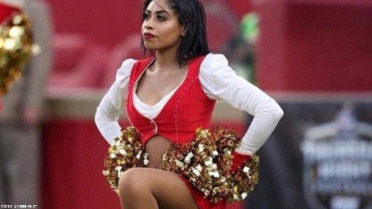 49ers' Kayla Morris First Cheerleader To Take A Knee