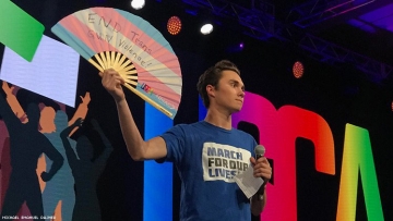 David Hogg Brings National Attention To HIV and Trans Murders