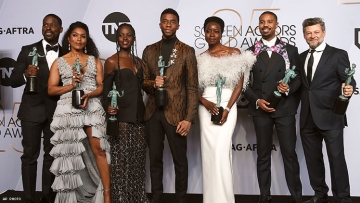 “To Be Young, Gifted, and Black” Panther at the SAG Awards