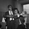 James Baldwin (right) and Bayard Rustin