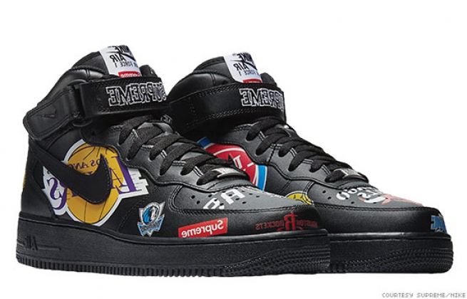 Supreme x NBA x Nike Air Force 1 